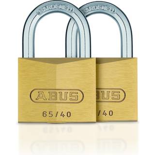 ABUS hængelås 65/40 - 2 stk enslukkende
