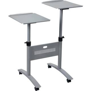 Nobo projektor trolley multimedievogn med to stativer