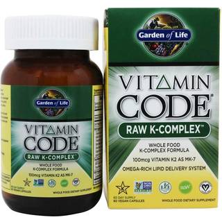 Vitamin Code Rå K-Kompleks - 60 veganske kapsler