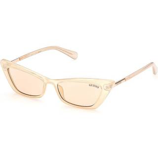 Guess GU8229 57E 53 Solbriller Kvinder Brun - Shiny Transparent Beige - 53mm