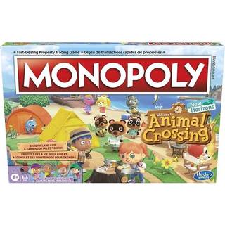 Animal Crossing Monopoly-brætspil: Nintendo-inspireret udgave med ø-ressourcer, Nook Miles og 4 spillebrikker