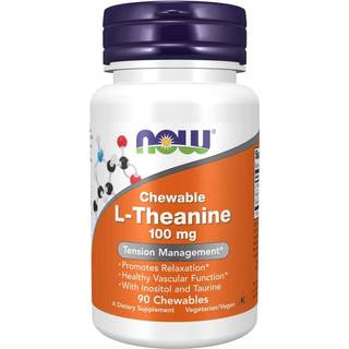L-Theanin med inositol og taurin, 100 mg - 90 tyggetabletter