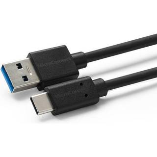 MICROCONNECT USB C-A 3.2 Gen 2 Cable, 0.25m