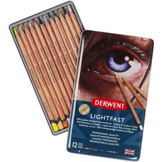 Derwent Lightfast Farveblyanter | 12 farver