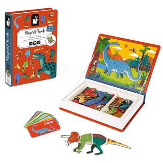 Janod Magnetibook Dinosaurus magnetisk legeplade 3 y+ 1 stk. - 1 stk.