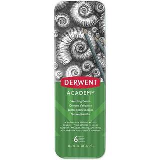 Derwent skitseblyanter (etui med 6 stk.)