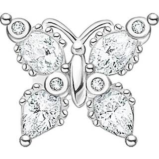 Thomas Sabo Ohrstecker - Schmetterling Weiße Steine - H2195-051-14 - silber