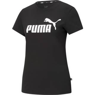Puma Puma Black Womens Essentials Logo 100% Cotton T-Shirt
