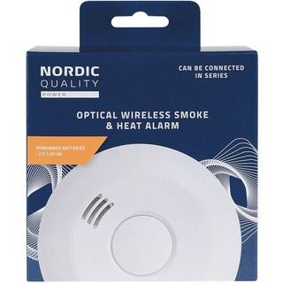 Nordic Quality linkabar optisk røg- og varmealarm NQ189911 (1 stk.) - På lager i butik