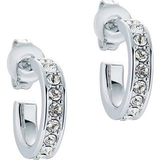 Ted Baker Silver Crystal Nano Huggie Earrings - Silver