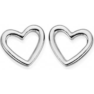 ChloBo Silver Open Heart Earrings - Silver