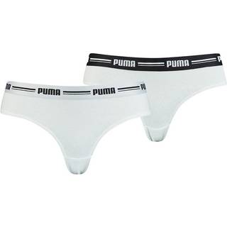 Puma 2-pak Logo Waistband Brazilian - White - X-Large