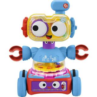 Fisher Price Ultimativ 4-i-1 læringsrobot med lys og lyd - dansk version