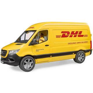 Bruder MB Sprinter DHL varevogn med figur og tilbehør - 02671