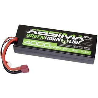 Absima - 4140008 - 7.4V Lipo batteri med 4000 mAh, 50C i Hardcase med Deans stik