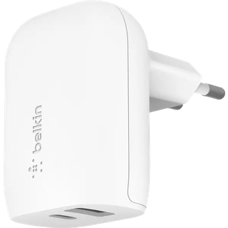 BELKIN 37W DUAL CHARGER 25W USB W/POWER DELIVERY 12W USB-A WHITE CHAR