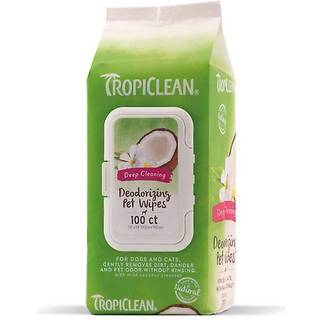TropiClean Tropiclean Dybe Rengøringsservietter - 100-pakke