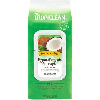 Tropiclean Vådservietter Hypoallergi (100-Pack)