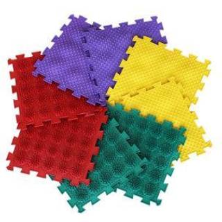 Ortho Puzzle: Ortodontiske massage-måtter - 8 dele, pindsvin