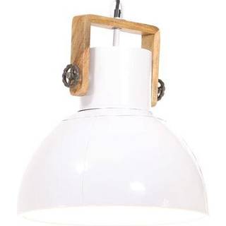 industriel hængelampe 25 W rund 40 cm E27 messingfarvet