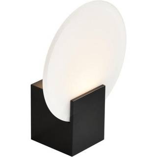 Hester LED-væglampe, IP44, sort