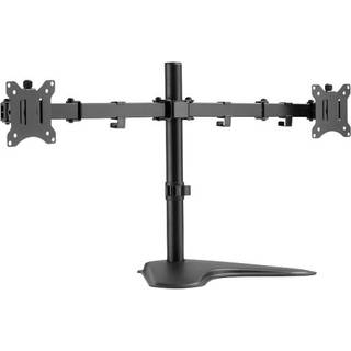 LogiLink Dual monitor stand 17-32" steel arm length: each 390 mm