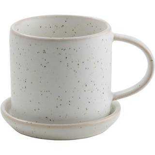 Kop m. underkop grå Ø7,5 cm.