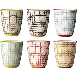 Bloomingville Carla krus 9,5 cm 6 stk multi