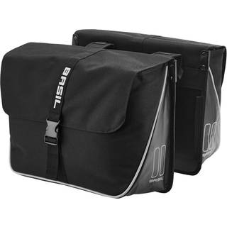 Basil Forte Double Bag cykeltaske til bag 35L sort