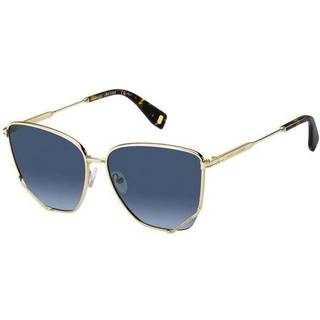 Marc Jacobs Kvinde MJ 1006/S 001/9O Solbriller Metal Guld Grå Firkantet Skygge
