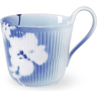 Royal Copenhagen Mega Rose højhankskop blå 33 cl