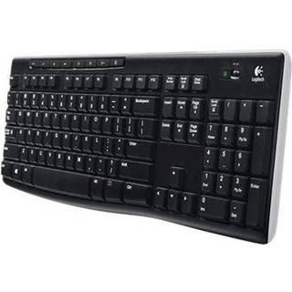 Logitech Wireless Keyboard K270 tastatur RF trådløst QWERTZ Tysk Sort