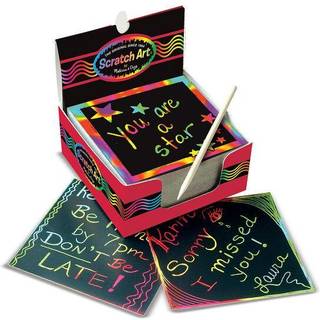 Melissa & Doug Scratch Art, Regnbue Mini-kort