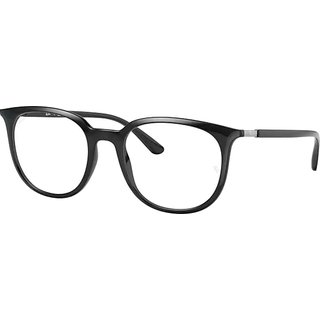 Ray - Ban Unisex RX7190 2000 Optiske stel Injiceret Sort Transparent Firkantet Normal