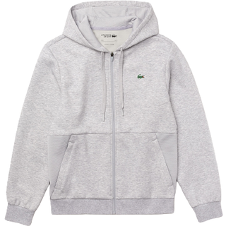 Lacoste Sport Mesh Panels Hoodie Grey - Grå - S