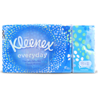 Kleenex Everyday papirservietter 8x9 stk. - 8x9 stk.