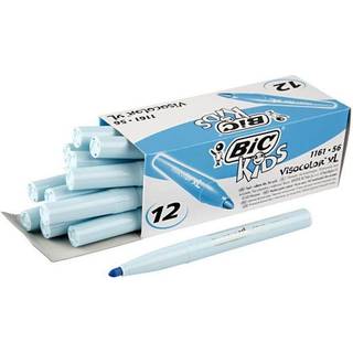 BIC Visa Color Tusch, Lyseblå 3 mm, 12 stk.