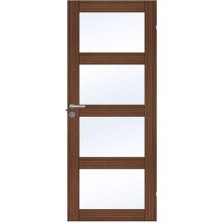 Massiv Swedoor, Unique GW04L, Valnød, Advance-line, 72,5 X 194 - M8X20