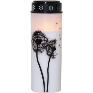 Star Trading - LED Grave Light Mælkebøtte - 21 cm - Hvid