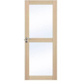Massiv Swedoor, Unique GW02L, Hvidpigmenteret eg, Advance-line, 92,5 X 204 - M10X21