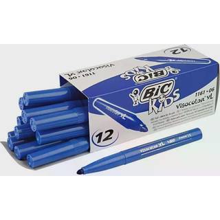 BIC Visa Color Tusch Mørk Blå 3 mm - 12 stk.
