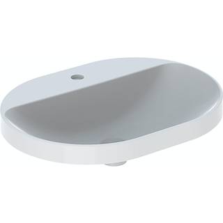 Geberit VariForm ellipseformet håndvask til indbygning 60 x 45 cm
