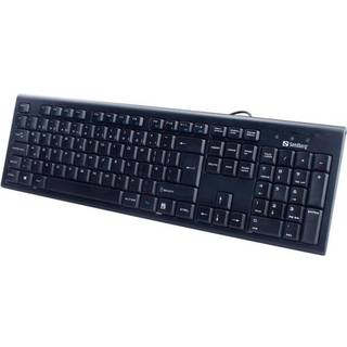 Sandberg USB Wired Office Keyboard - Tastatur - Nordisk - Sort