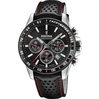 Festina F20561-4 Timeless Sort/Læder Ø45 mm