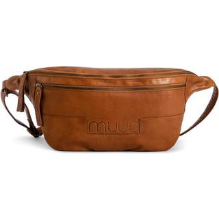 muud Vegas XL oversized bumbag, læder, whisky