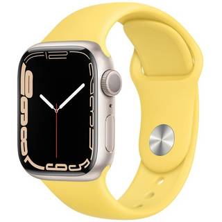 Apple Watch Series 7 GPS 41mm Green Aluminium Case with Clover Sport Band