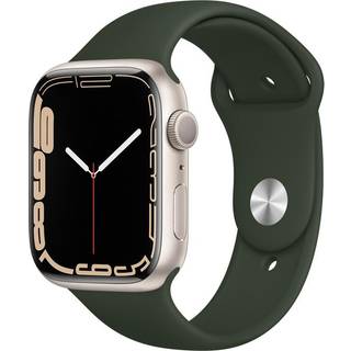 Apple Watch Series 7 GPS 45mm Starlight Aluminium Case with Starlight Sport Band