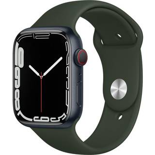 Apple Watch S7 GPS/Cell 45mm Alu (PRODUCT)RED Sports band | ✔︎ På lager online