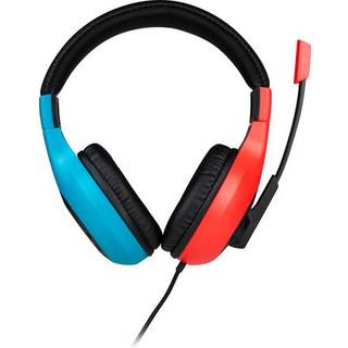 BigBen Interactive Stereo Gaming Headset V1 - Black/Red - Wired Headset - Nintendo Switch