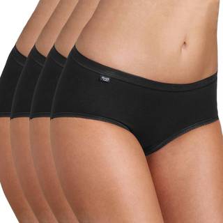 Sloggi 4-pak Basic Plus Midi - Black - 42